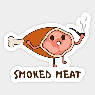 Smoked Meat Sticker